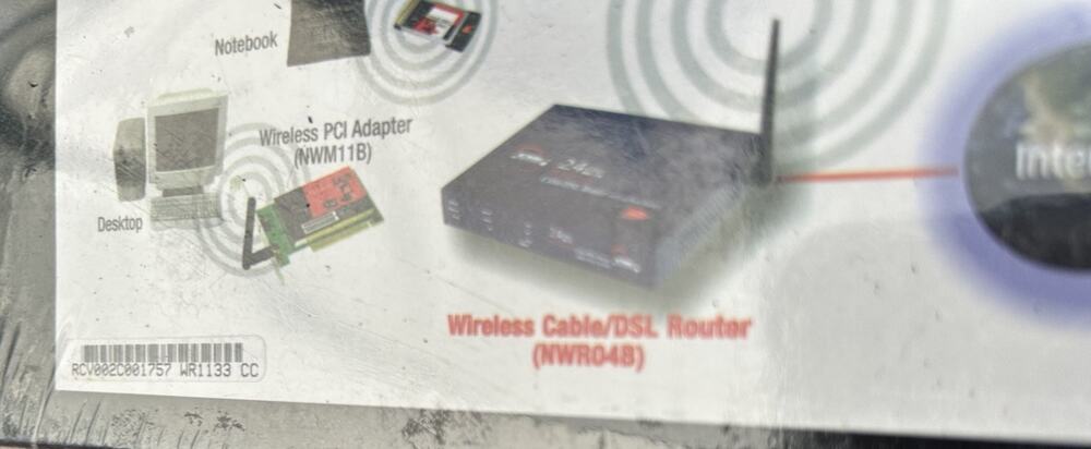 WirelessCable/DSL Router with 4-Port Switch